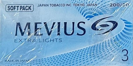 日本機場紙菸 日機七星MEVIUS 3號(軟包) 規格圖片